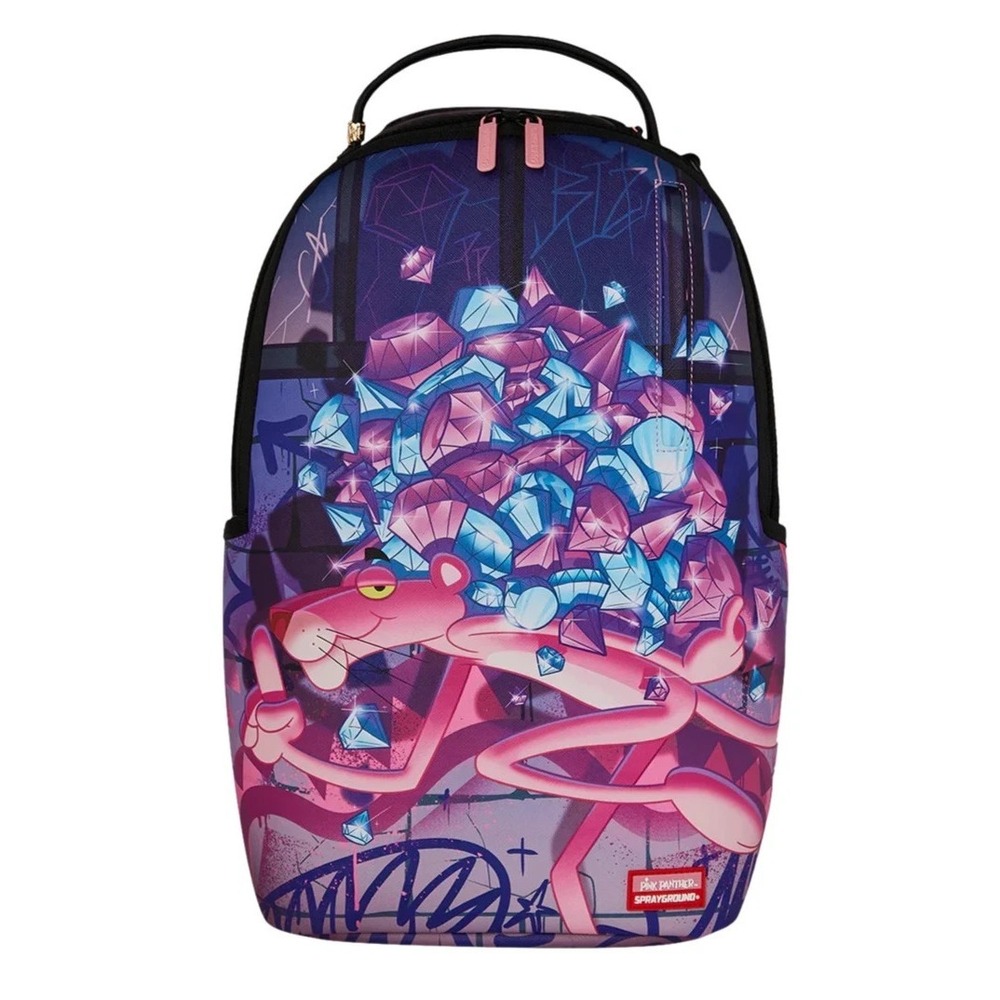 Sprayground Pink Panther Diamond Heist Backpack Limited Edition